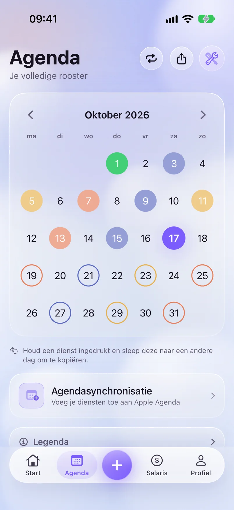 Kalender — ShiftMoon