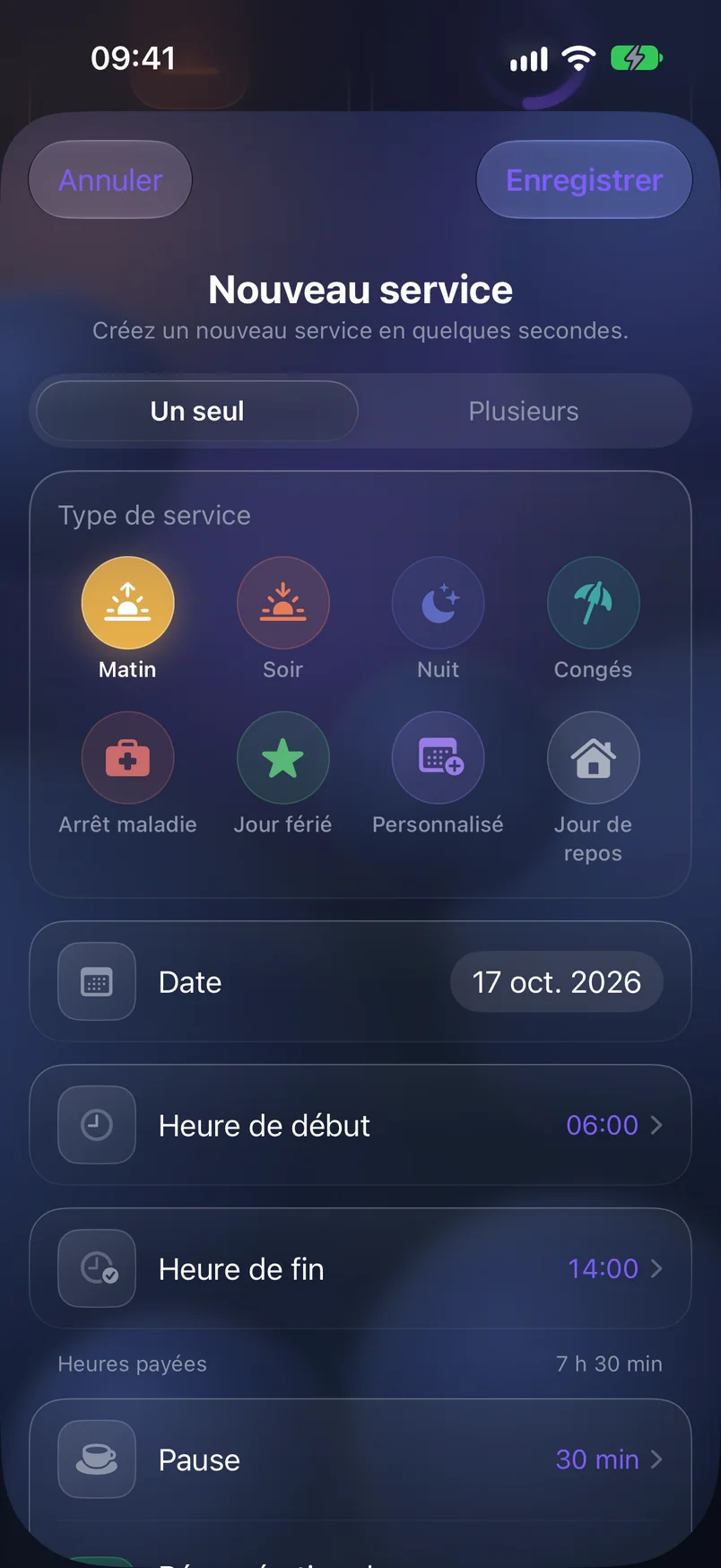 Nouveau poste — ShiftMoon