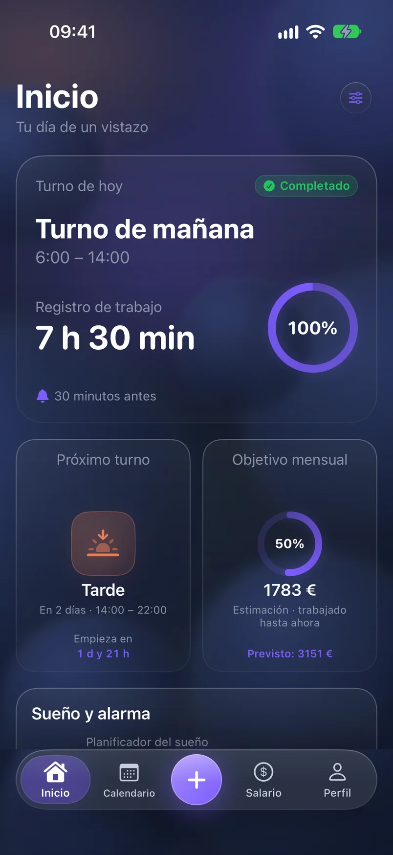 Tu día — ShiftMoon