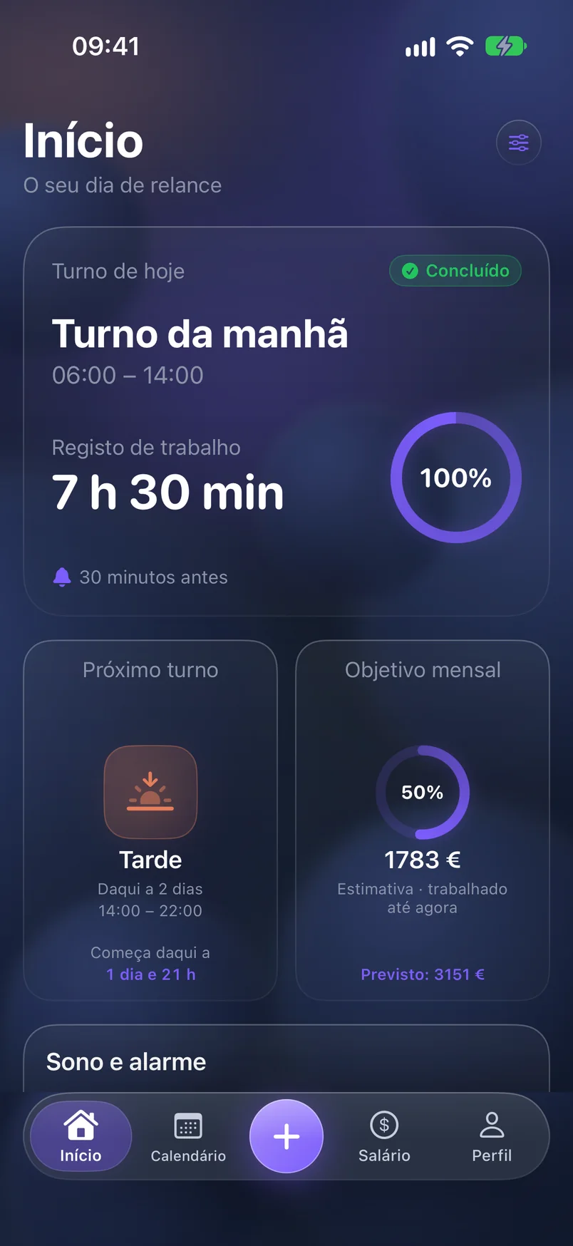 O seu dia — ShiftMoon