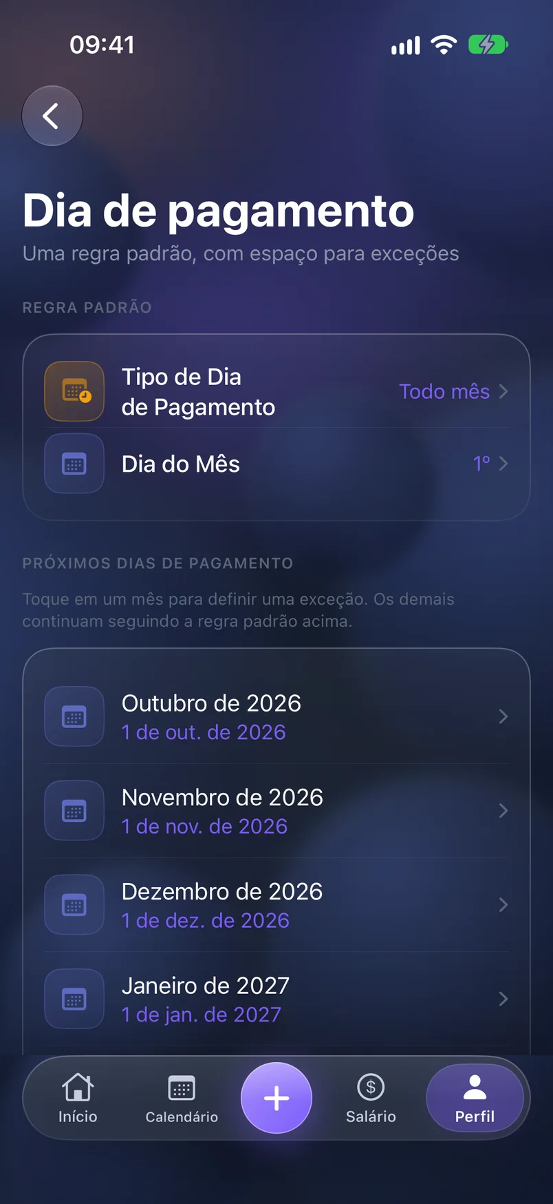 Dia do pagamento — ShiftMoon