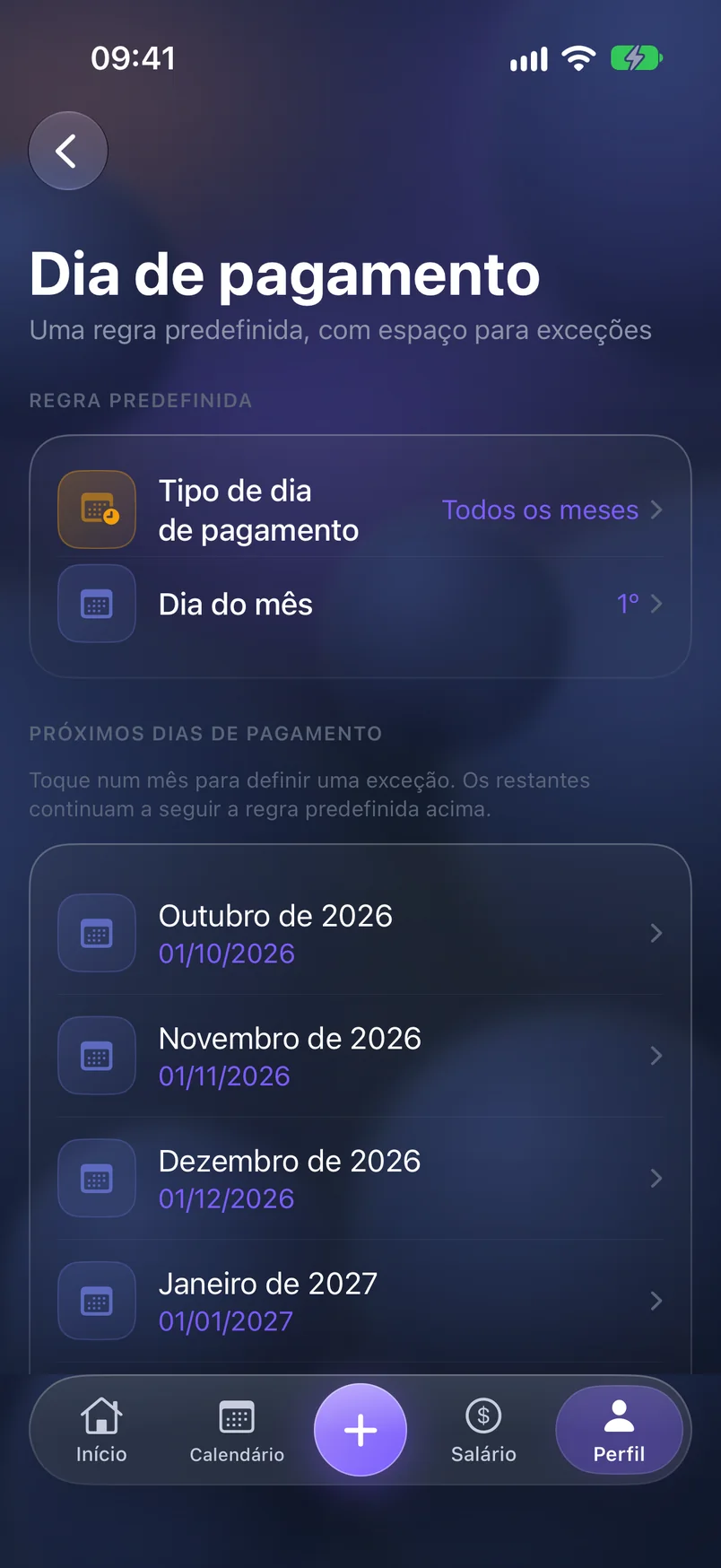 Dia de pagamento — ShiftMoon