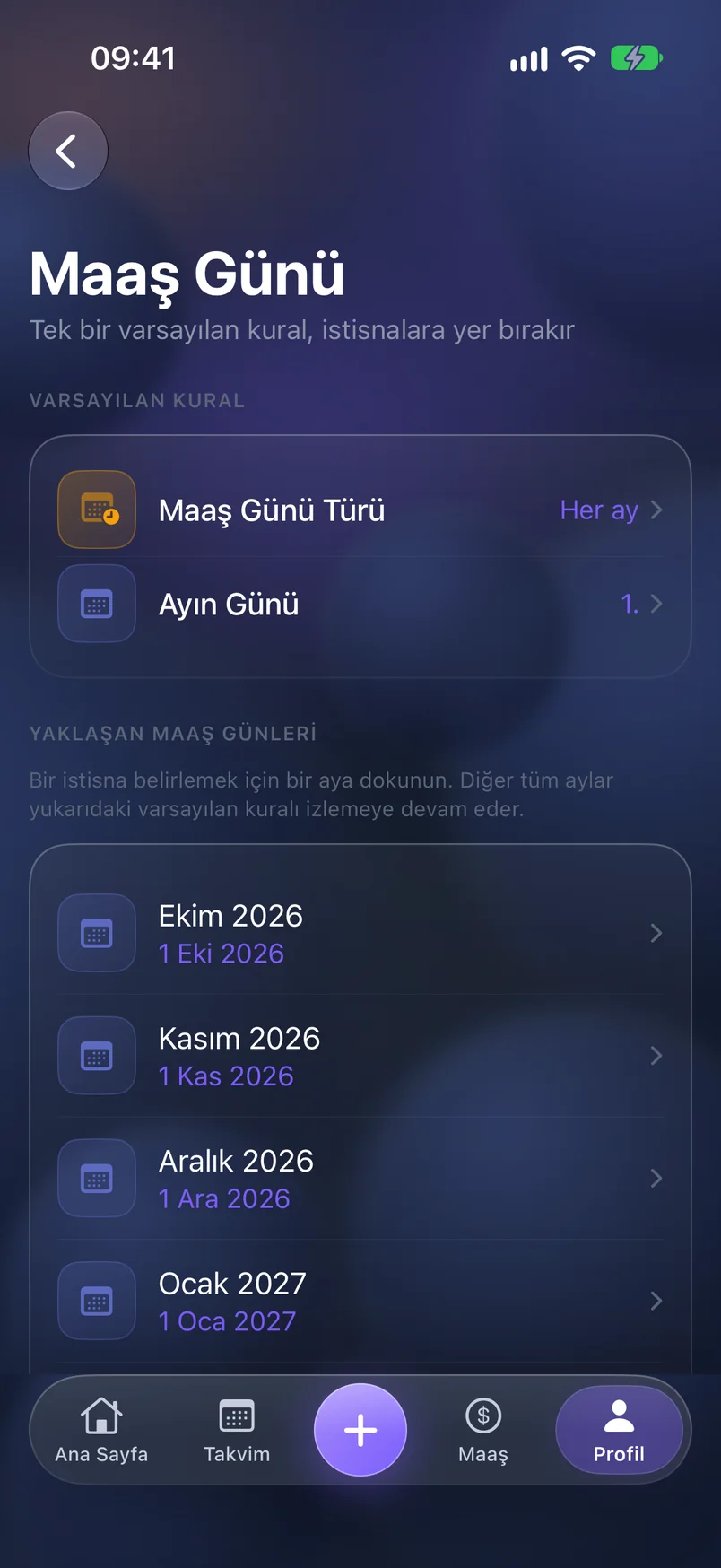 Maaş günü — ShiftMoon