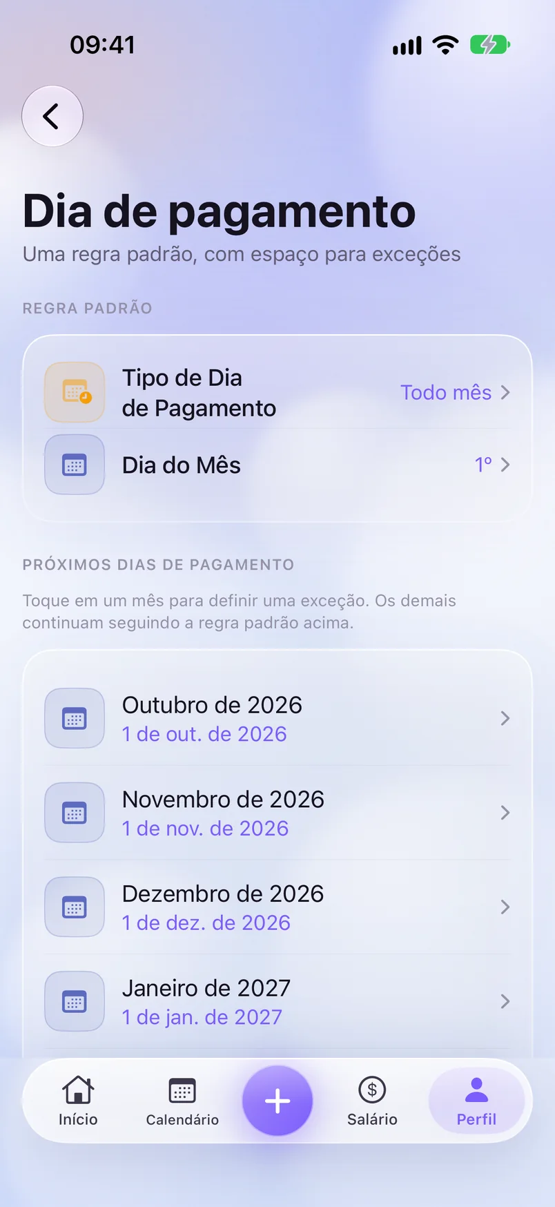 Dia do pagamento — ShiftMoon
