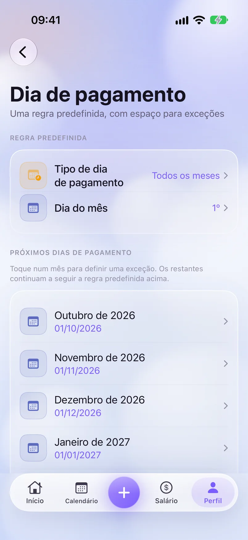 Dia de pagamento — ShiftMoon