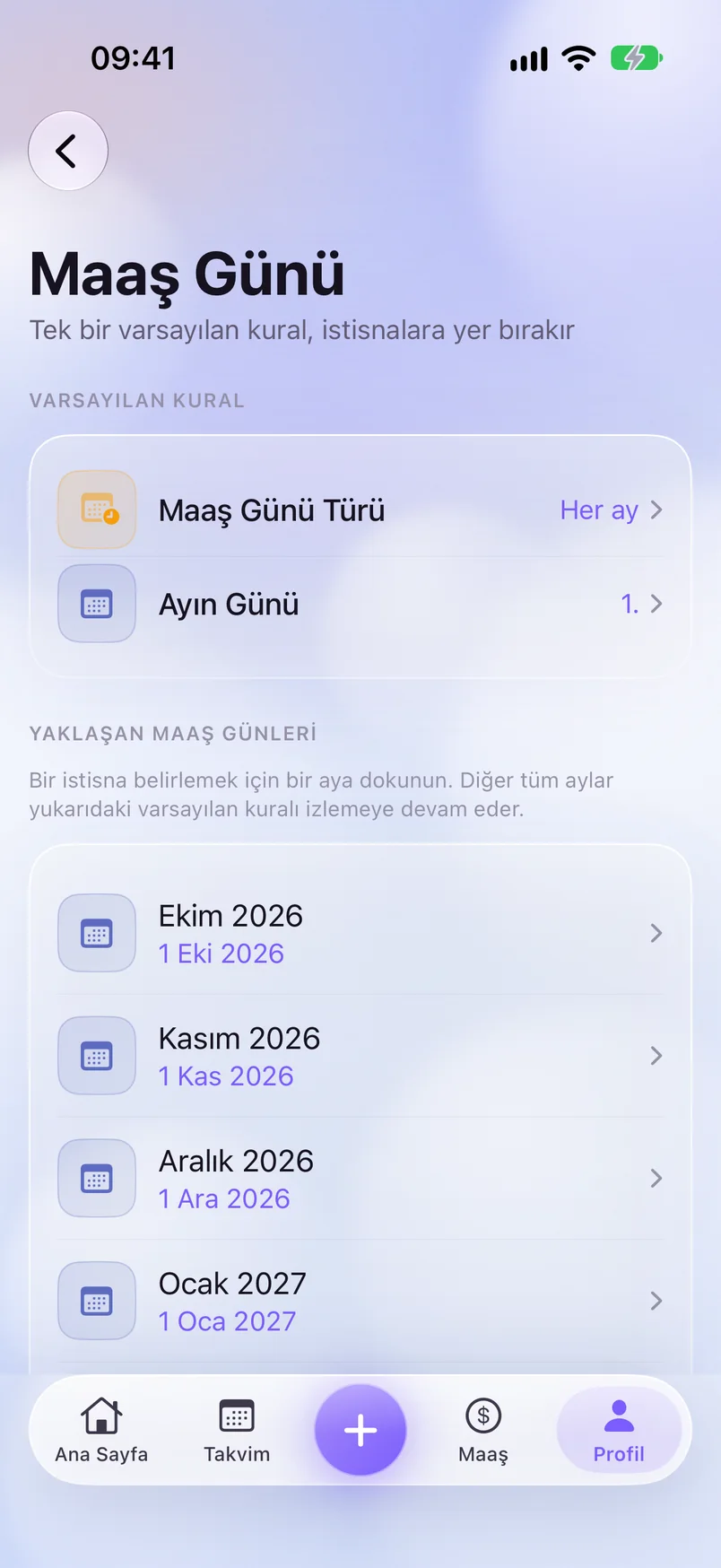 Maaş günü — ShiftMoon