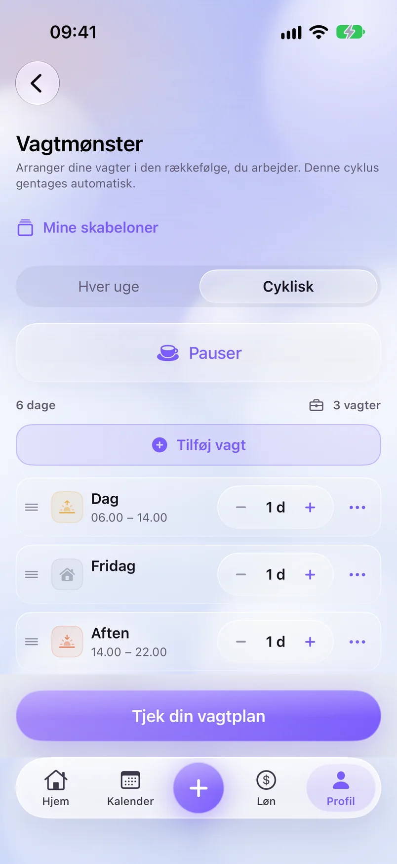 Din rotation — ShiftMoon