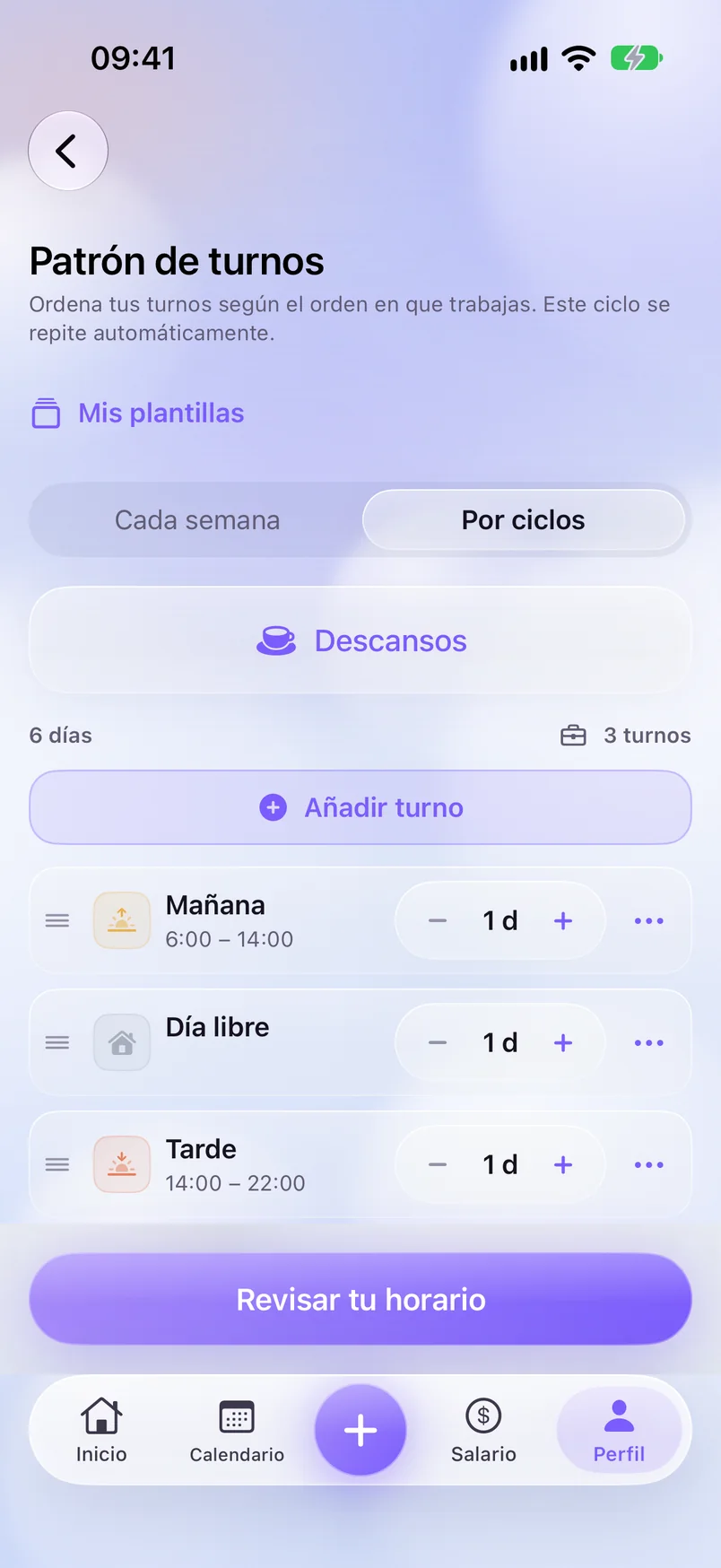 Tu ciclo — ShiftMoon