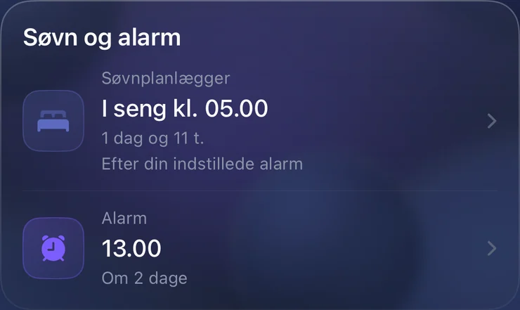 Søvn og alarmer · Premium — ShiftMoon