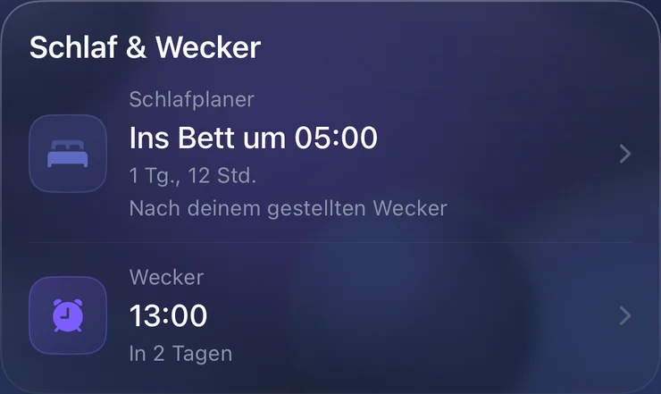 Schlaf & Wecker · Premium — ShiftMoon