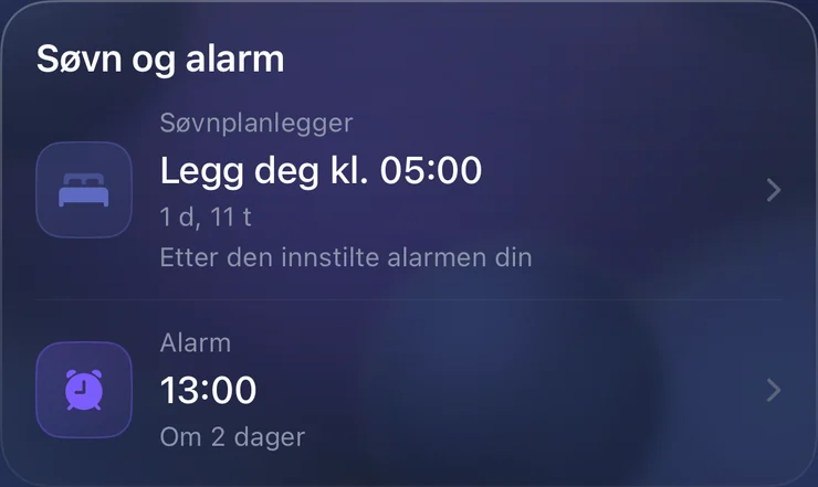 Søvn og alarmer · Premium — ShiftMoon