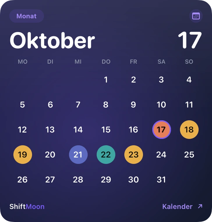 Dein Monat — ShiftMoon